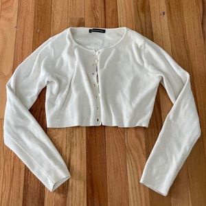 *SOLD*White brandy Melville cardigan